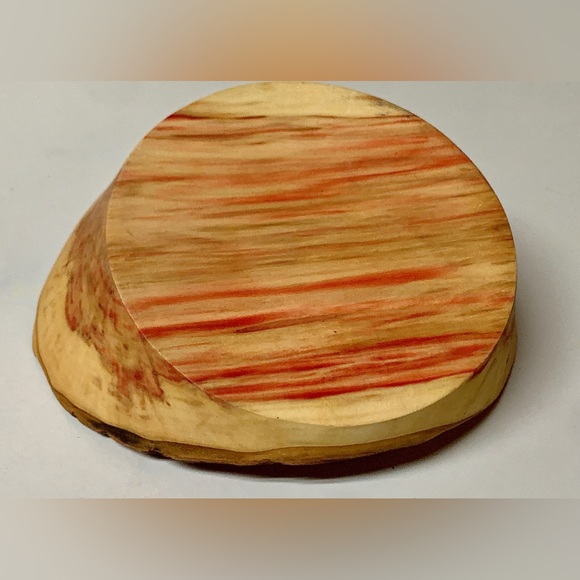 Hand Crafted Raw Edge Live Wood FLAMING BOX ELDER Bowl - Picture 12 of 16